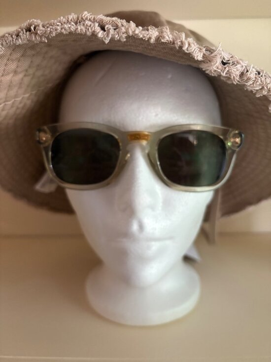 Gucci Accessories - Gucci GG0182S Square-Frame Luxury Sunglasses Transparent Acetate Frame Green/Gre